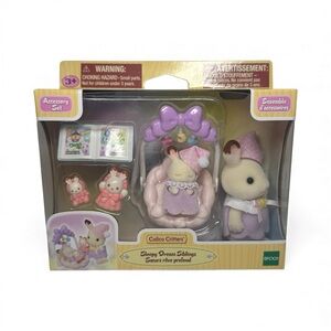 Calico Critters Sleepy Dream siblings Set - Sylvanain families
